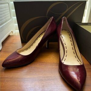 Elegant Burgundy Heels by Enzio Angiolini. Women’s sized 6
